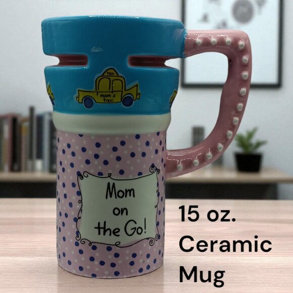 Mom On The Go Mug - Picture 1 of 4